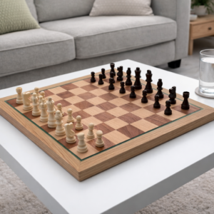 Sapele & Oak Large Chess Board