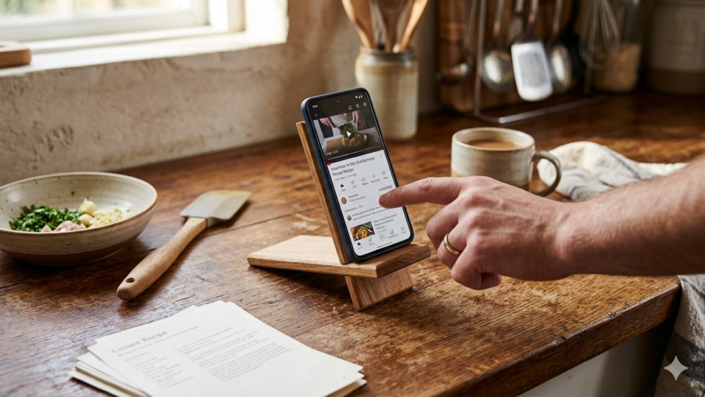 White Oak Phone / Table Stand