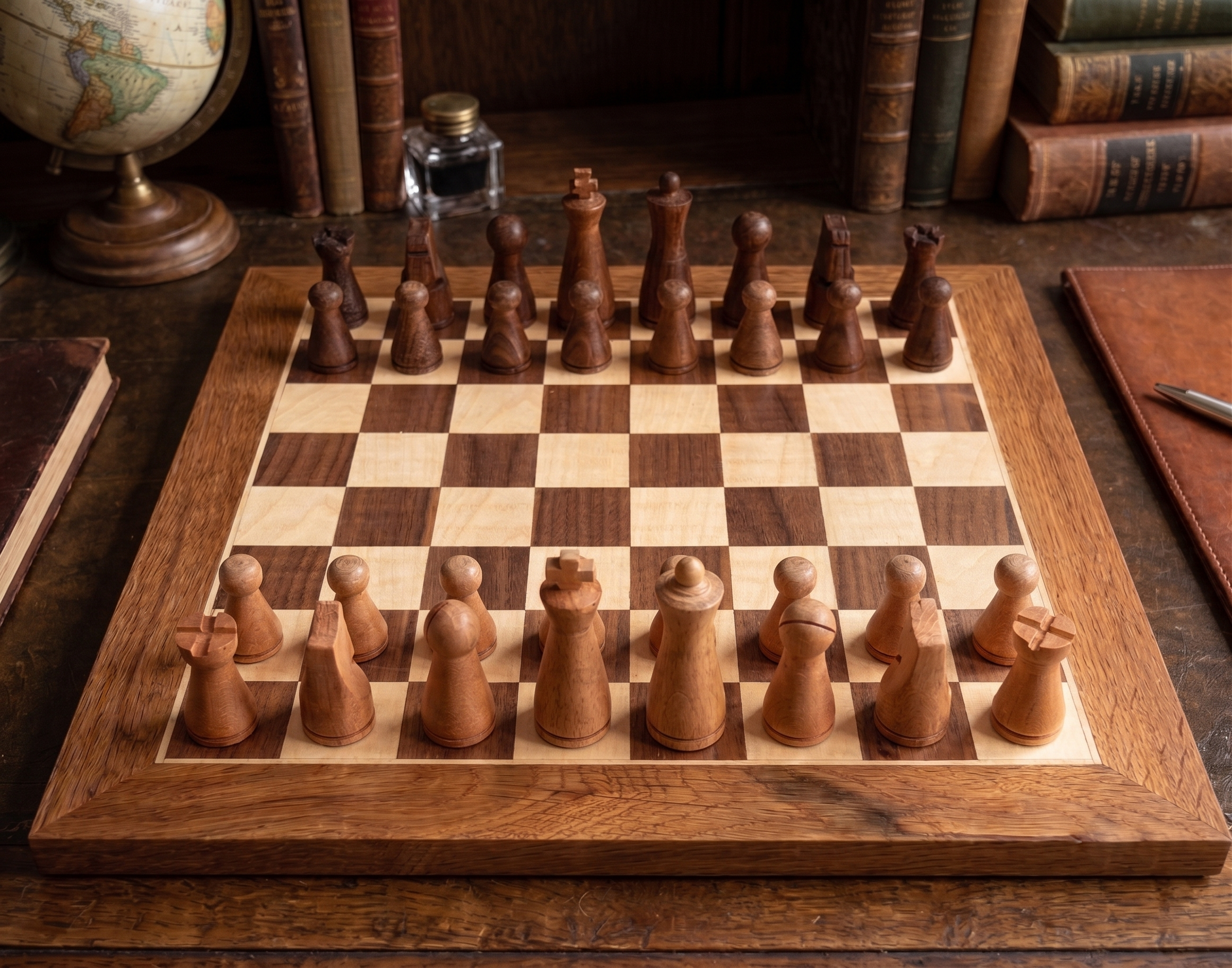 Handmade Hardwood Chess Set - Image 4